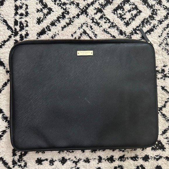 Kate Spade Leather Laptop Sleeve - Picture 1 of 4